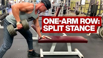 Split Stance One-Arm Row