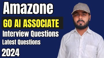 Amazon GO-AI HR INTERVIEW ROUND QUESTIONS / WORK FROM HOME 2024 #amazon