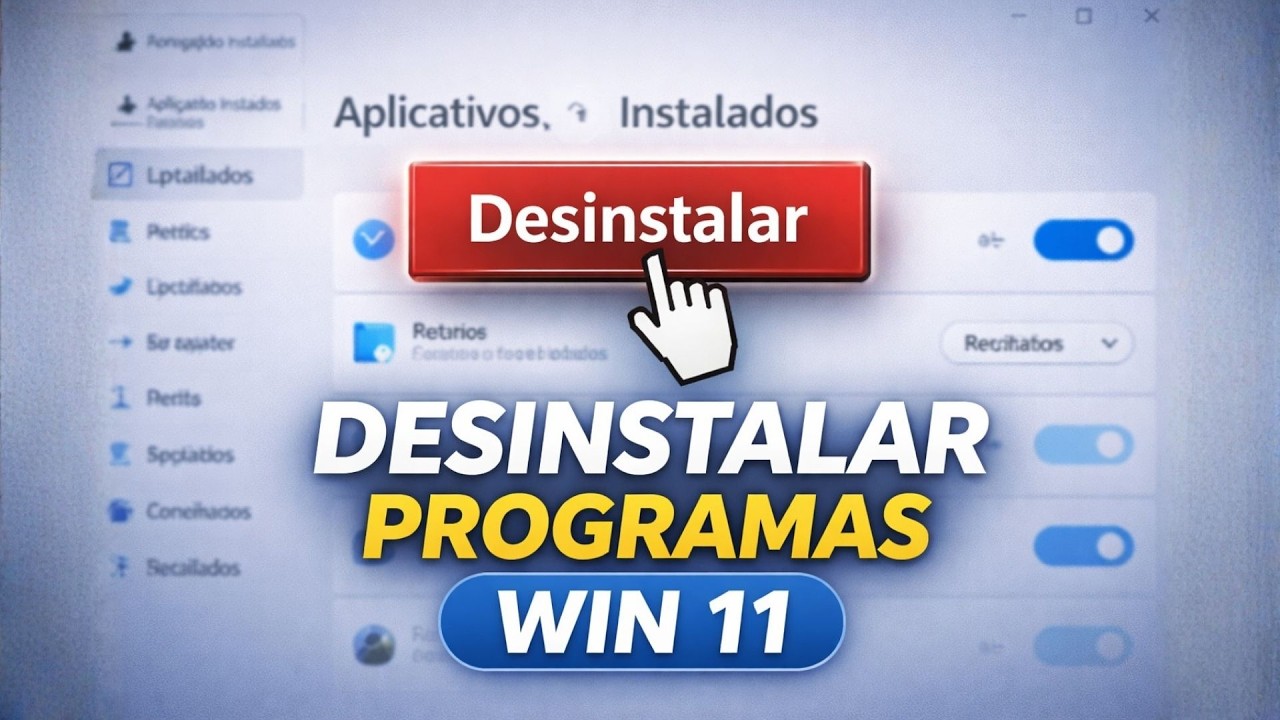 Thumbnail do vídeo: Como desinstalar programas no Windows 11 pelas Configurações