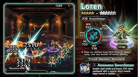 【FFBE】Loren joins the fray!【Global】