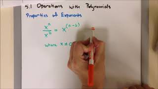 A2 5.1A Properties of Exponents (Part 1)