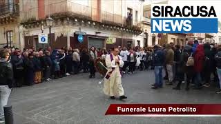 Canicattini, oggi il funerale di Laura Petrolito