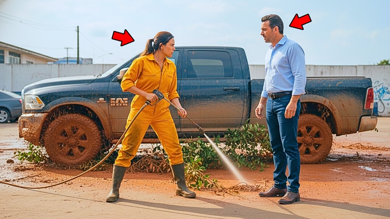 VOCÊ NÃO SERVE PRA ESSA OFICINA!” — MANDARAM ELA LAVAR UMA RAM 2500 ABANDONADO… ATÉ O ERRO APARECER