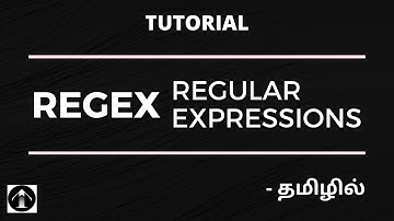 Regular Expressions | REGEX Tutorial in Tamil