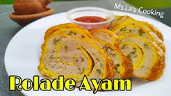Rolade Ayam | Resep Rolade Ayam | Cara membuat rolade ayam - Durasi: 8.20. 