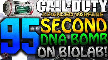COD Advanced Warfare - INSANE 95 SECOND DNA BOMB ON BIOLAB! (COD AW Fast DNA Bomb)