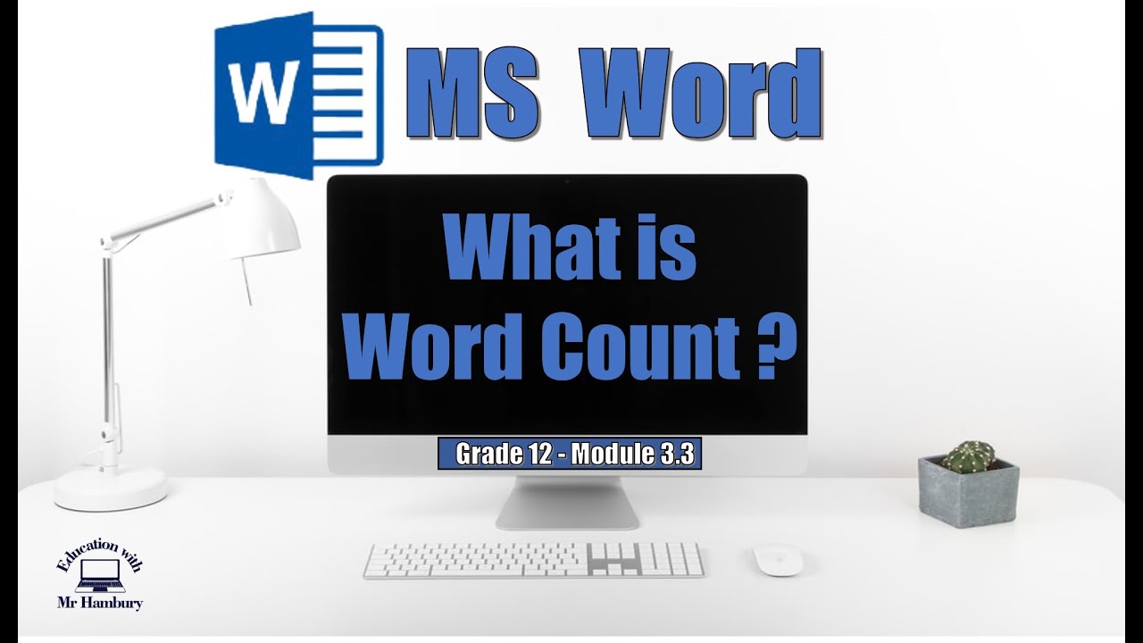 How to COUNT the Number of WORDS in MS WORD - YouTube