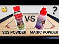 Sss carrom powder vs magic powder in carrom