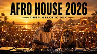 🔴 LIVE  | Afro House 2026 🌅 Black Coffee Style | Deep Melodic Afro House | Luxury Sunset DJ Mix 24/7