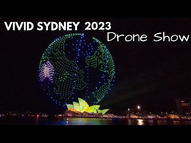 Vivid Sydney 2023 Drone Show Written in the Stars class=