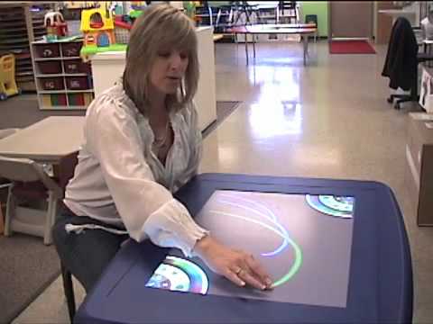Smart Table In Preschool Classroom At Immanuel Youtube