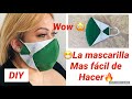 WOW - WOW La Mascarilla mas Facil de Hacer sin Tantas Medidas / DIY Make an Easy Face Mask at Home
