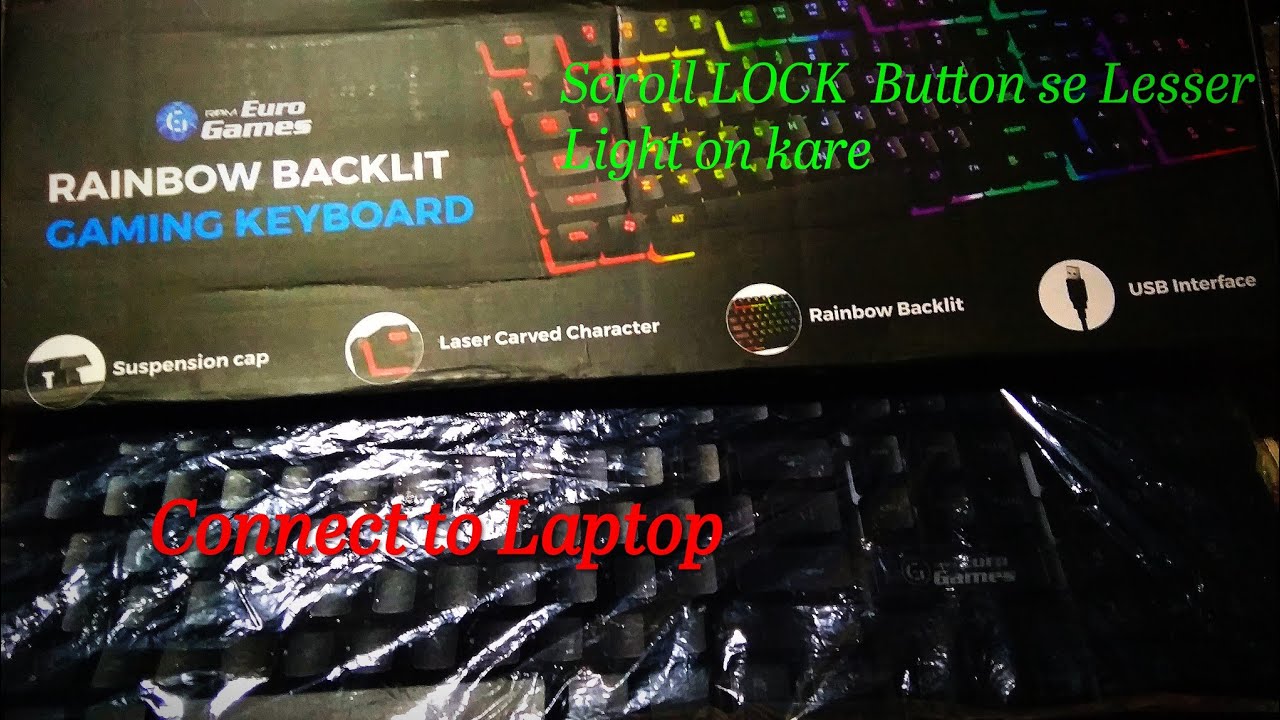 Water Test on Keyboard RPM Euro Games RGB Gaming Keyboard Unboxing