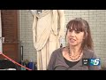 100+ year old Urania statue undergoing restoration