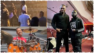 Opoku Sanaa Is in town! Meets OSEI POKU As He Plays for NIGERIAN SINGER EBEN ROCKS at Soundcheck