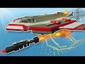 FUTURISTIC VTOL BATTLE GOES BAD! - Stormworks Multiplayer Gameplay - VTOL Plane Mission