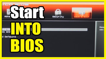 How to Start PC into Bios Menu without Restarting & Pressing F Keys (Windows 10 or 11)