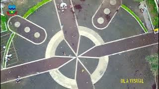 Alun Alun bungbulang setelah pelebaran Jalan raya indah bnget warga bungbulang wajib nonton