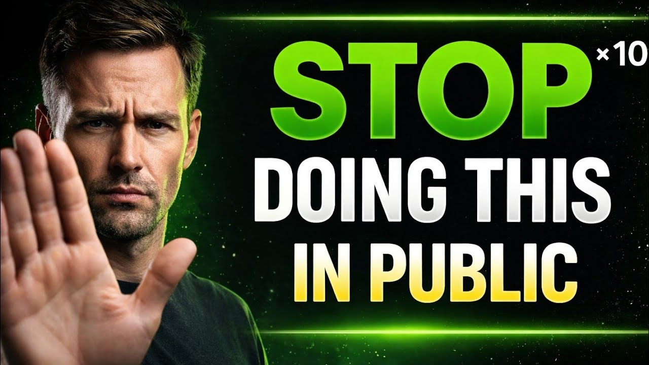 10 Things Intelligent People NEVER Do in Public