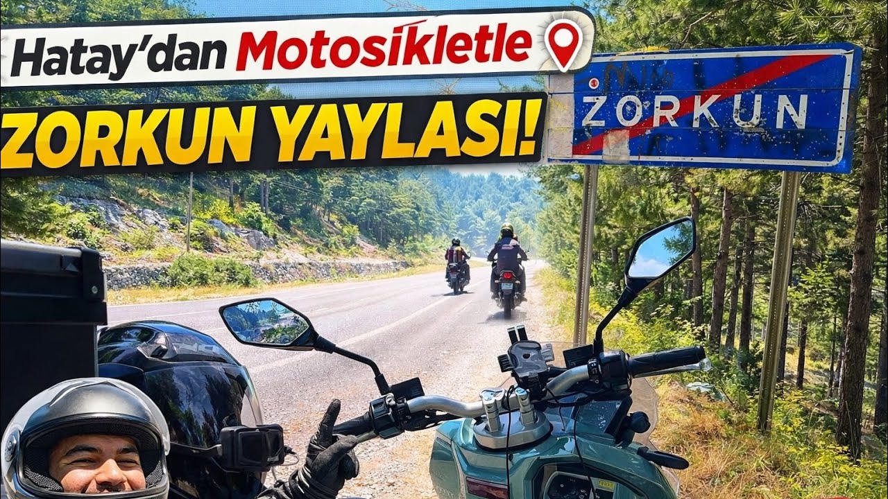 Hatay’dan Zorkun Yaylası’na Motosikletle! 🌲 Viraj Viraj Efsane Yol