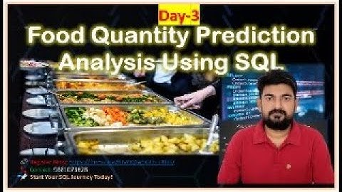 Part3 - Predict Office Canteen Food Demand Using SQL | Real-Time Project for Beginners to Advanced |