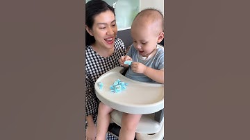 Phần 7: Cách cho bé ăn rau củ nhanh gọn lẹ #baby #mybaby #beyeu #betrai #mood #babycute #funnybaby