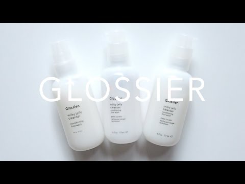 Video: Glossier piena želejas tīrīšanas kondicionēšanas sejas mazgāšanas apskats