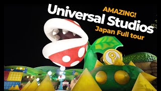 USJ FULL TOUR Experience at Home! Amazing Nintendo, Harry Potter, Spider Man, Jaws and Parade【4K】