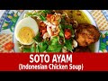 Recette soto ayamcomment faire une soupe au poulet indonsienne