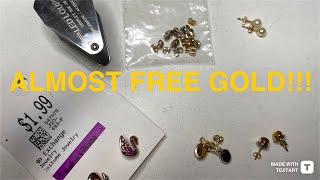 How to get almost free gold from thrift stores