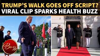 Trump’s STRANGE Walk Goes Viral Ahead Of Xi Welcome; ‘Can’t Walk Straight’ Claim Sparks Buzz