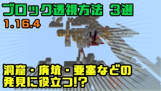 マインクラフト統合版 Be 洞窟 廃坑などを見つけるのに役立つ ブロック透視するやり方3選 Ps4 スイッチ Pe Xbox Win10 Youtube