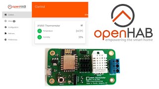 Connecting Temperature and Humidity Sensor DHT22 to OpenHAB 2 with MQTT