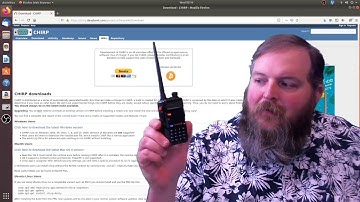 Programming an amateur radio with Chirp