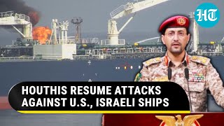 Houthi Fighters Launch Attacks On Israel, U.S. Ships In Indian Ocean & Red Sea | Details