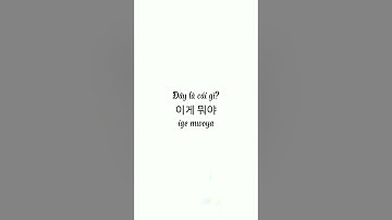 Clip triệu view học tiếng hàn không khó #shorts