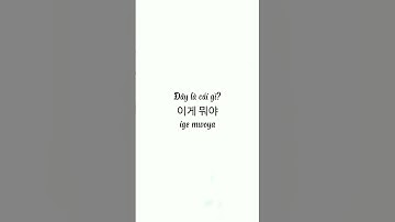 Clip triệu view học tiếng hàn không khó #shorts