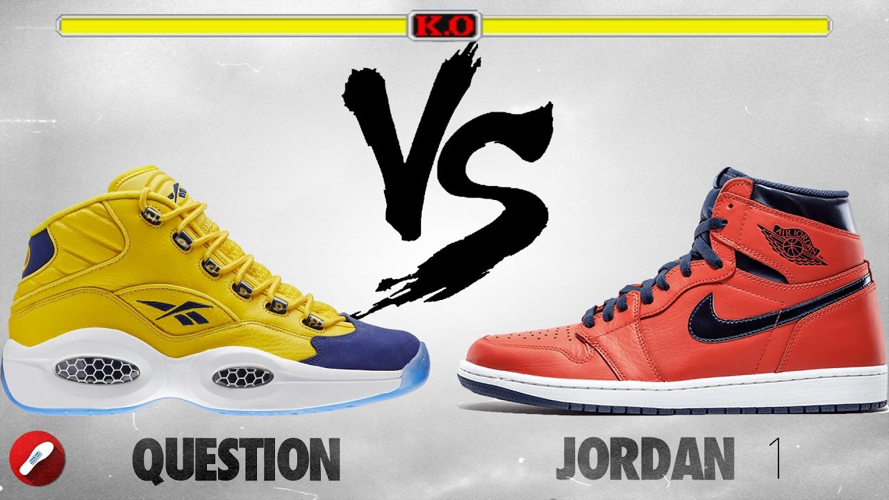 Reebok Question vs Jordan 1! Retro Series! - YouTube