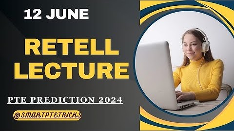 PTE RETELL LECTURE June 2024 ||  Retell lecture Templates June 2024