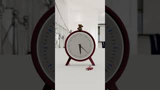 10-Second Blender Clock Animation ⏱️ | Geometry Nodes Practice