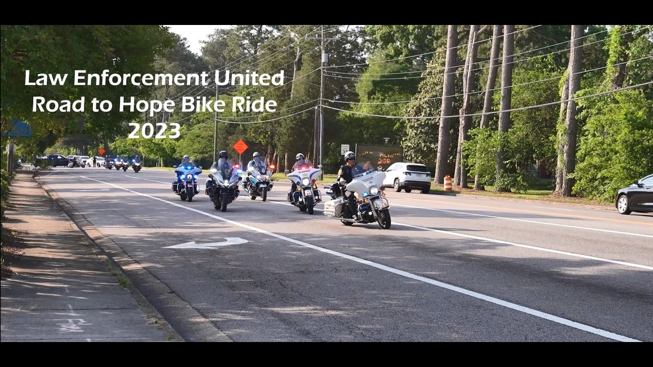 Portsmouth Police Participate in Road to Hope Bike Ride 2023 YouTube