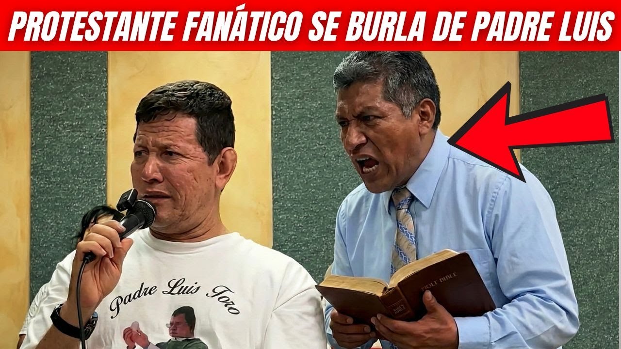 Protestante fanático enfrenta al Padre Luis Toro... y termina siendo humillado con sabiduría divina.