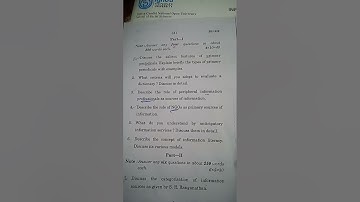 BLI-222 Question paper  December 2022 || Information  Sources and Services || BLIS