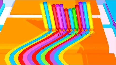 Pencil Rush 3D  MAX LEVEL 🌈🥳 Gameplay All Levels Walkthrough iOS, Android New Game