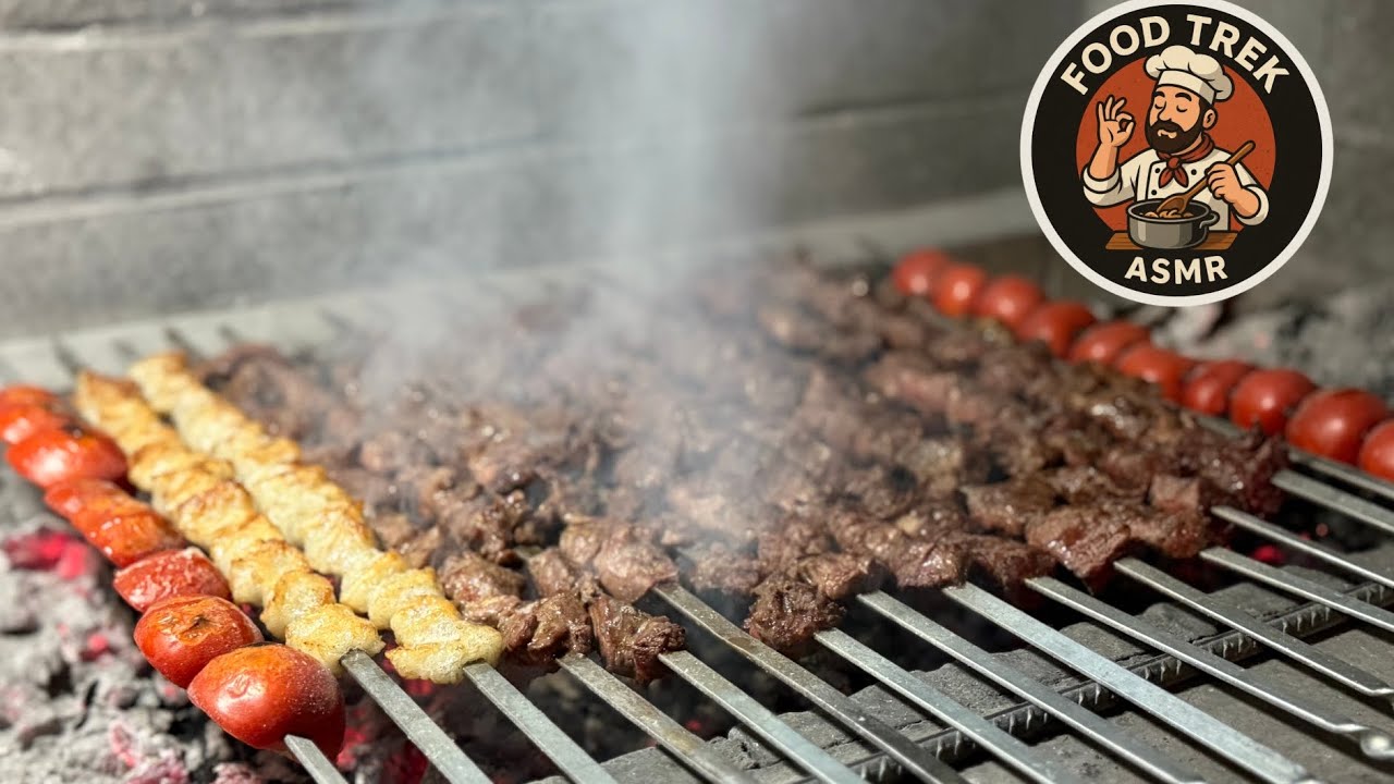 ASMR Kebab Cutting 🥩🔥 | Ultimate Raw Beef & Juicy Tail Fat | 4K No Talking