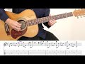 【TAB】星に願いを / ディズニー ソロギター When You Wish upon a Star / Solo Guitar