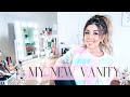 Setting Up My New Vanity! | Mini Amazon Organization Haul | Organize With Me