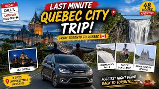 One Phone Call Changed Everything ❤️ Our Unplanned Quebec City Trip | Tamil Vlog