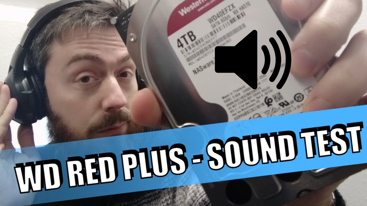 WD Red Plus HDD Noise Level Test - YouTube