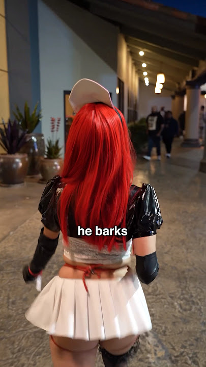 He barks. WHERE!? #cosplay #cosplayer #shorts